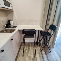 Комната студия с 1 двуспальной кроватью, с террасой