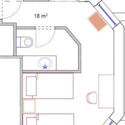 Номер стандарт с 2 односпальными кроватями