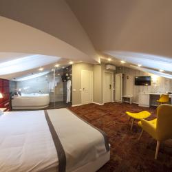 2-местный номер комфорт с 1 двуспальной кроватью (мансарда)