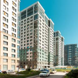 1-комнатные апартаменты студия Дизайнерская квартира на одного и двоих 4flats LAZURIT в Адмиралтейском районе