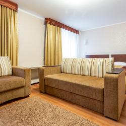 2-местный 1-комнатный номер студия улучшенный с 1 двуспальной кроватью