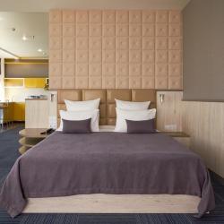 Номер люкс панорамный с 1 двуспальной кроватью