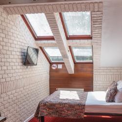 Номер стандарт комфорт с 1 двуспальной кроватью (мансарда)