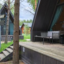 Коттедж №18 A-Frame (с террасой и кондиционером)
