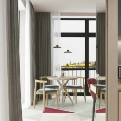 Номер люкс с 1 двуспальной кроватью (вид на бухту)