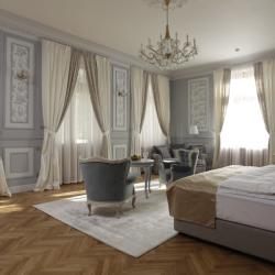 2-комнатный номер люкс с 1 двуспальной кроватью