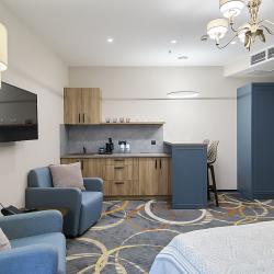 Номер студия с 1 двуспальной кроватью