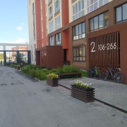 Фото Апартаменты на улице Андрея Бушуева 2