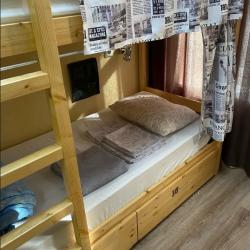 Номер эконом с 1 двухярусной кроватью (удобство на этаже)