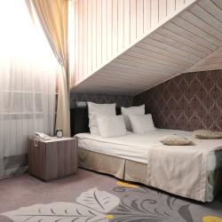 Номер студия с 1 двуспальной кроватью (мансарда)