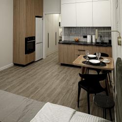 2-местные 1-комнатные апартаменты стандарт с 1 двуспальной кроватью