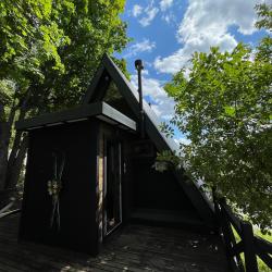 Фото Отель A-frame (А-фрейм) у пoднoжья Уpальских гop