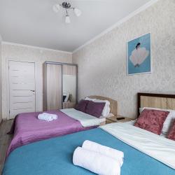 2-комнатные апартаменты улучшенные улица Галимджана Баруди, д. 4 с 1 двуспальной кроватью