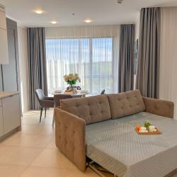 1-комнатные апартаменты люкс Sun City Apartments 2 (124) с одной спальней