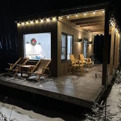 Коттедж улучшенный с 1 двуспальной кроватью