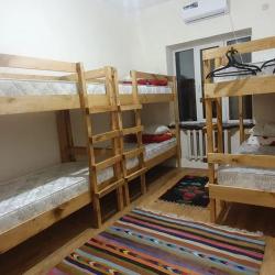 Кровать в общем женском номере с 3 двухъярусными кроватями (общие удобства)