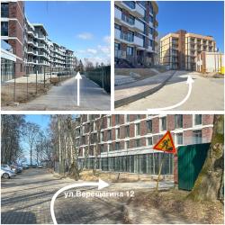Апартаменты студия Sunny Svetlogorsk 27  (окна на строительную площадку)
