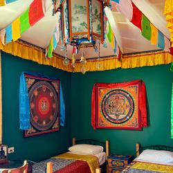 Кровать в 4-местном общем номере Будда