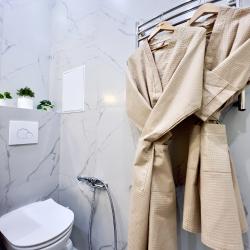 4-местные 1-комнатные апартаменты люкс Тюмень, улица Сакко, д. 24 с 1 двуспальной кроватью