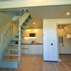 4-местный 1-комнатный коттедж премиум с 1 двуспальной кроватью