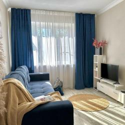 4-местные 2-комнатные апартаменты стандарт с 1 двуспальной кроватью