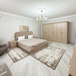 1-комнатные апартаменты стандарт с 1 двуспальной кроватью (4 корпус 1 этаж)