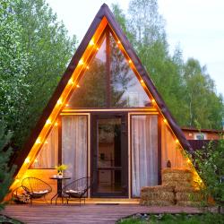 A-Frame дом Янтарь
