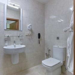 Номер стандарт с 1 двуспальной кроватью (без окна)