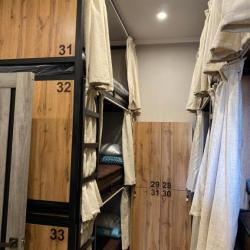 Кровать в женском номере c 5 двухъярусными кроватями (удобства на этаже)