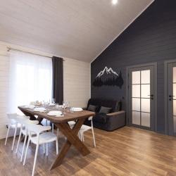 6-местный 3-комнатный коттедж стандарт