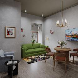 2-комнатные апартаменты люкс HOHLOMA