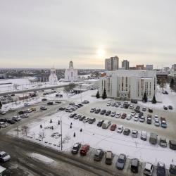 1-комнатные апартаменты студия с 1 двуспальной кроватью