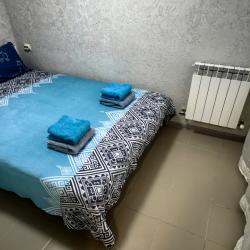 3-местные 2-комнатные апартаменты студия Село Витязево, ул. Мира 109/2 с 1 двуспальной кроватью