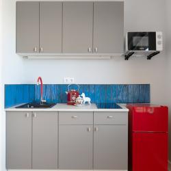 1-комнатные апартаменты студия Дизайнерская квартира на одного и двоих 4flats LAZURIT в Адмиралтейском районе