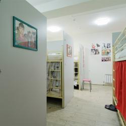 Верхняя кровать в общем номере (удобства на этаже)