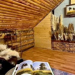 Дом изба с 2 двуспальными кроватями