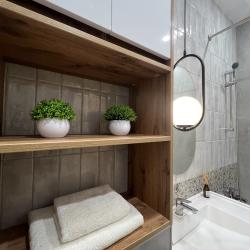 2-местные 1-комнатные апартаменты стандарт с 1 двуспальной кроватью