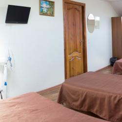 Номер эконом с 4 односпальными кроватями (общие удобства, мансарда)