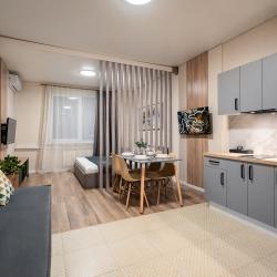 4-местные 1-комнатные апартаменты студия