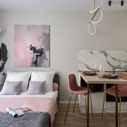 2-местные 1-комнатные апартаменты студия Eliza Home на ул. Нины Петровой