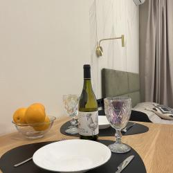 2-местные 1-комнатные апартаменты стандарт с 1 двуспальной кроватью