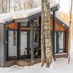 Дом с видом на лес c 2-мя спальнями 54м2