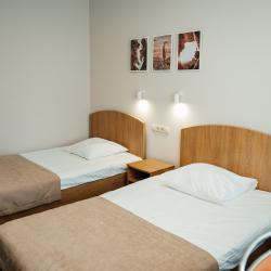 Номер стандарт с 2 односпальными кроватями с видом на город