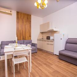 Апартаменты с кухней и видом на море для 7 гостей