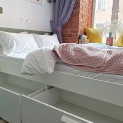 Номер студия эргономичная с 1 двуспальной кроватью