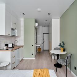 Апартаменты студия ул. Берзарина 30А Yellow