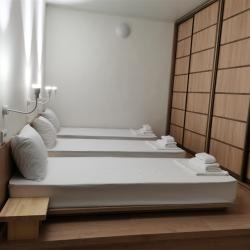 Номер стандарт с 3 односпальными кроватями Сад