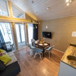 Дом с видом на лес c 2-мя спальнями 54м2