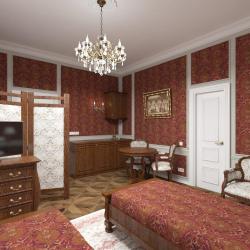1-комнатные апартаменты студия Журавлев
