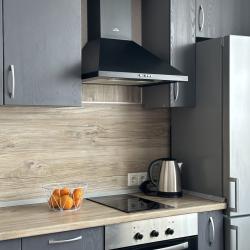 2-местные 1-комнатные апартаменты студия с 1 двуспальной кроватью